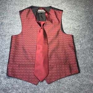 moda formals vest and tie combo men small